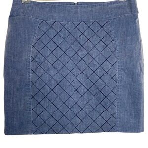 This is Corey Stretchy Blue Soft Denim Mini Skirt US 4